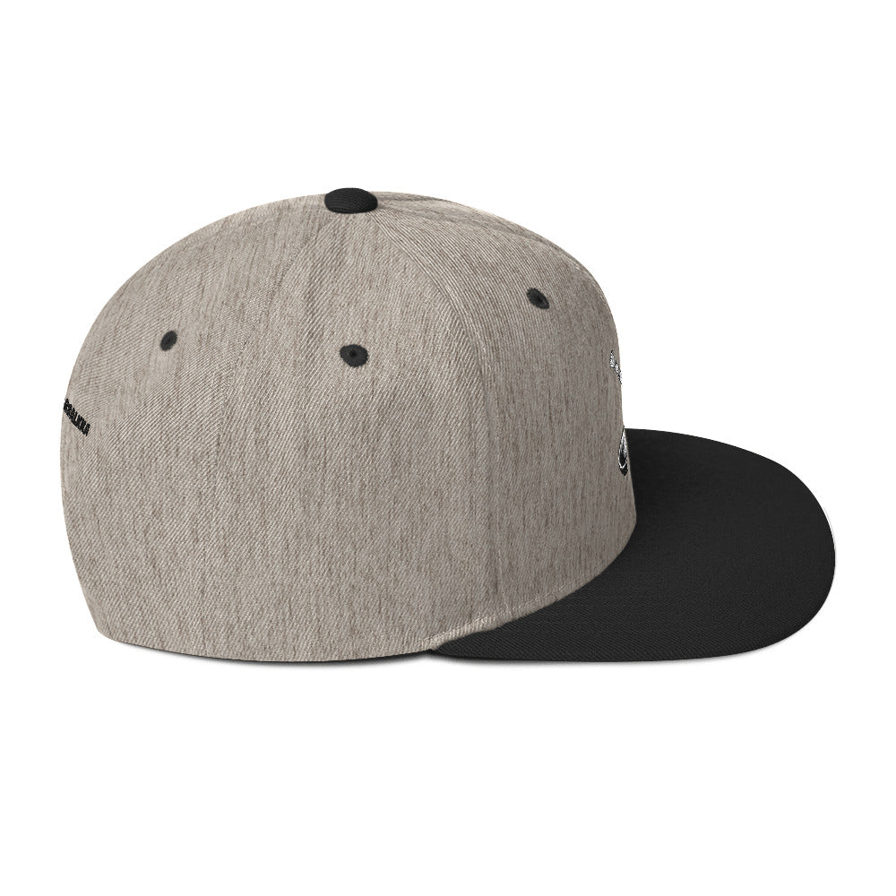 Snapback M23 svart-vit