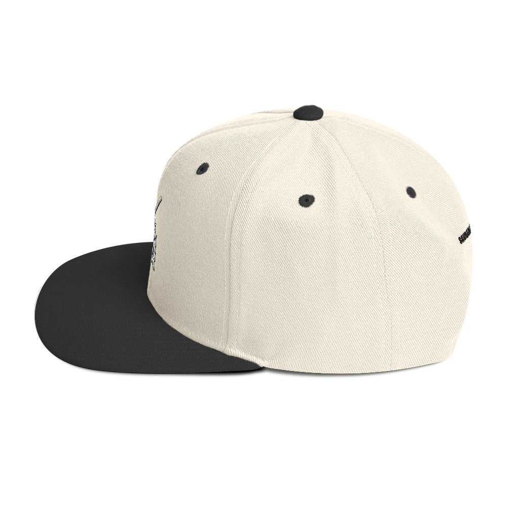 Snapback M23 svart-vit